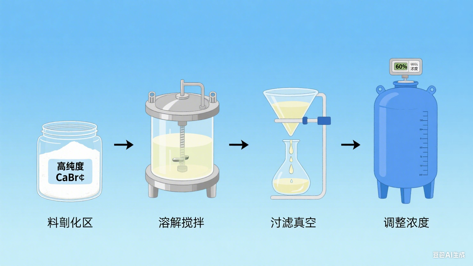 溴化鈣液體的性質與用途詳解